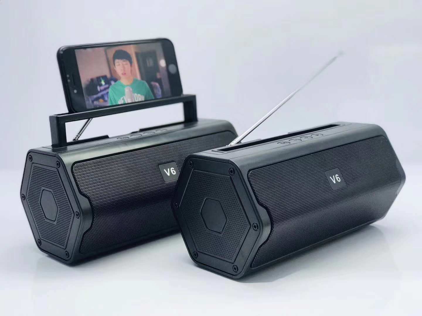 Stereo portátil inalámbrico altavoz Bluetooth radio FM – Communication Plus